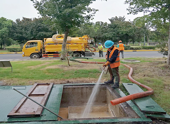 崇川化油池清理